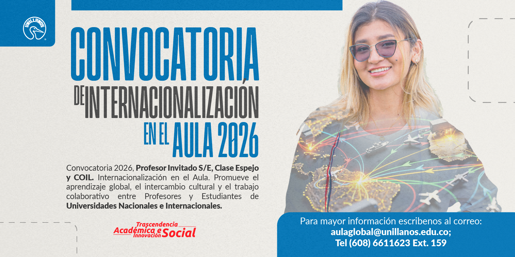 Convocatoria de Internacionalización en el Aula (Profesor Invitado, Clase Espejo y/o COIL)